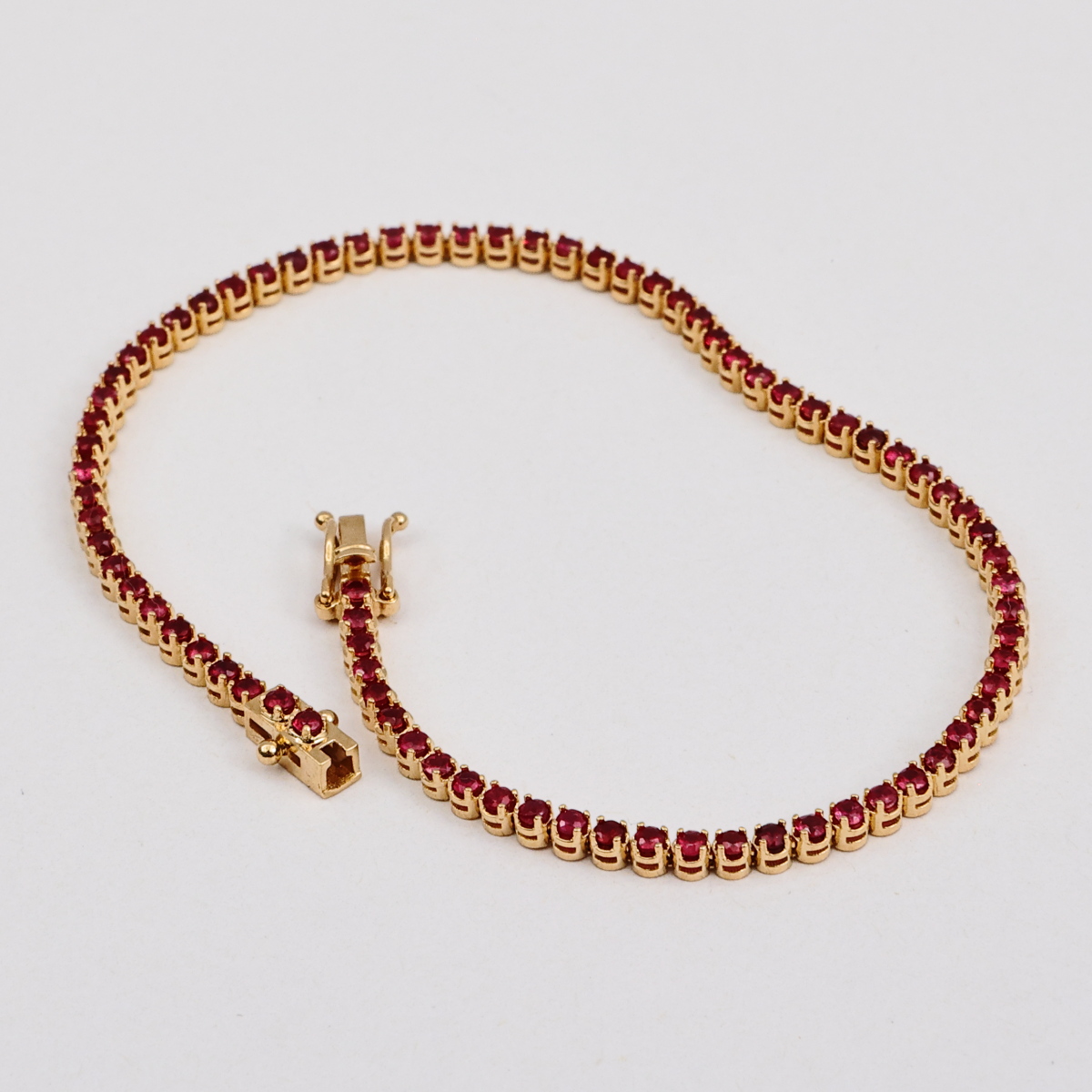 Pulsera Tenis Oro Amarillo - Imagen 3