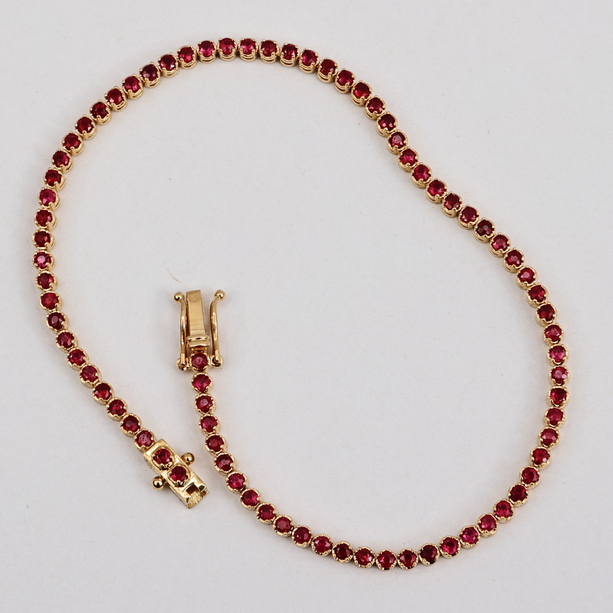 Pulsera Tenis Oro Amarillo - Imagen 2