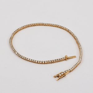 Pulsera Tenis Oro Amarillo y Diamantes