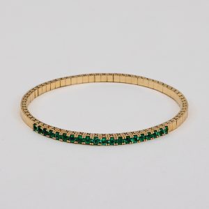Pulsera Tenis Flex Oro Amarillo