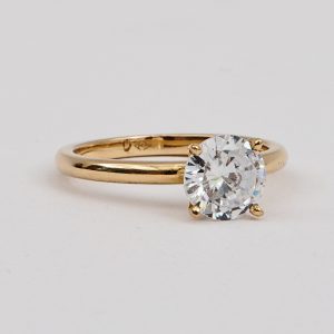 Anillo Compromiso Oro Amarillo