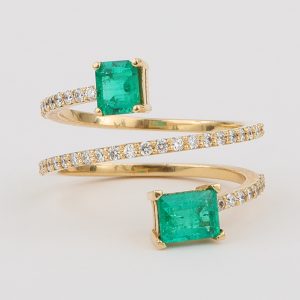Anillo Espiral Oro Amarillo