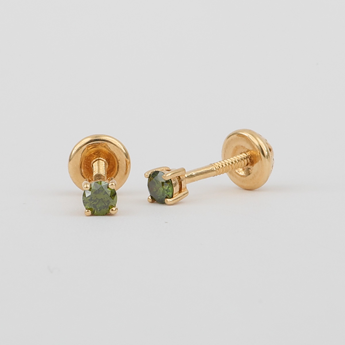 Topos Oro Amarillo y Diamantes Verdes